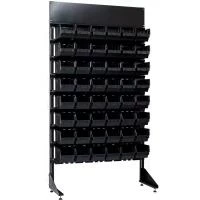 Стеллаж с пластиковыми ящиками 1801-0/0/8п CH