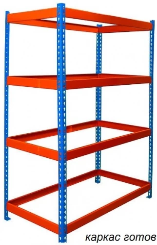 Стеллаж металлический Профи Т-150/L (3000х1845х770) М/6