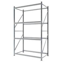 Стеллаж СФМ 4000х2000х800 (4 яруса без настила) Zn